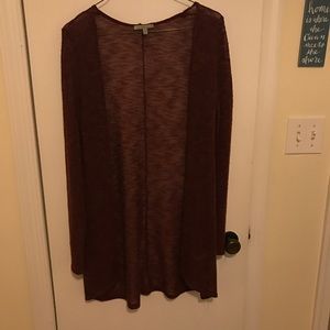 Maroon cardigan